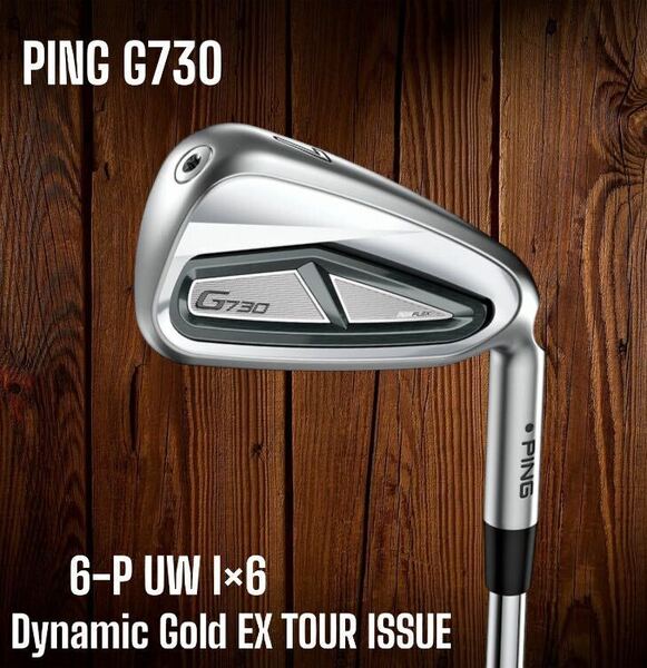 PING ピン G730 アイアン 6-P UW 6本セット Dynamic Gold EX TOUR ISSUE