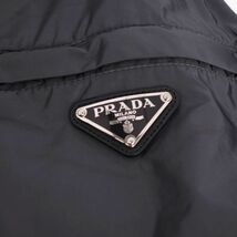 美品 プラダ PRADA SPORT ジャケット ナイロンジャケット 三角ロゴプレート アウター メンズ 48(M相当) ダークグレー cf03do-rm11e27037_画像7