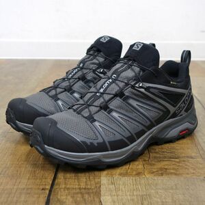 極美品 サロモン SALOMON X ULTRA 3 WIDE GTX エックス ウルトラ 3 ワイド ゴアテックス 登山靴 トレッキング シューズ cf03or-rk26y05129