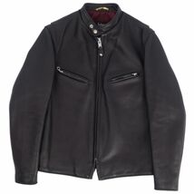 ショット SCHOTT ジャケット 641XX ライダースジャケット シングルライダース ジップアップ メンズ 40 (L相当) ブラック cf03os-rm11r06620_画像1