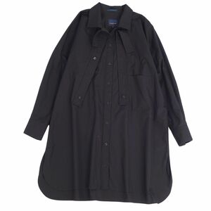 美品 ヨウジヤマモト REGULATION Yohji Yamamoto シャツ 長袖 ドロップショルダー トップス レディース FK-B52-009 1 cg10mt-rm11f06520