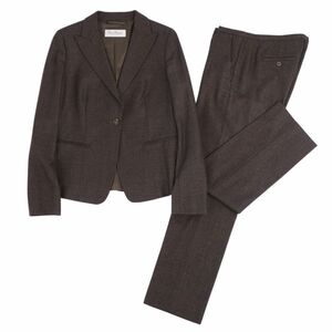  beautiful goods Max Mara Max Mara setup pants suit jacket slacks pants lady's JI44 Brown cf03oo-rm05f09199