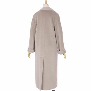 マックスマーラ Max Mara コート 白タグ ロングコート ウール カシミヤ アウター レディース JI40 グレーベージュ cf03ol-rm05f09220の画像5