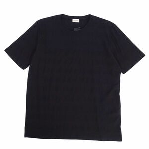 未使用 サンローラン パリ SAINT LAURENT PARIS Tシャツ カットソー 半袖 ボーダー柄 グリッター トップス メンズ L cf03oe-rm11f09290