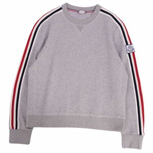 美品 モンクレールガムブルー MONCLER Gamme Bleu スウェット トレーナー ロングスリーブ ロゴ トップス メンズ L cf03oe-rm11f09291