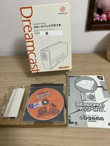 ☆新品☆ (希少)SEGA DC ドリームキャスト ブロードバンドアダプタ HIT-0400 Broadband Adapter Dreamcast 箱説付