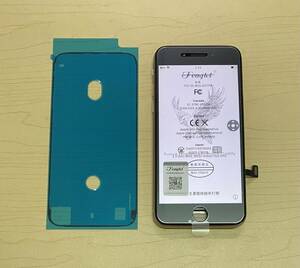 iPhone 8、iPhone SE2 ( 2020 )【純正再生品 】フロントパネル 画面 液晶 修理 交換 カラー黒 、防水シール付き 。 ジャンク 1