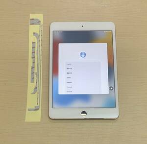 中古美品 純正品 iPad Mini 5 フロントパネル 画面 液晶 修理 交換 、画面 パネル 交換テープ 付き カラー白 ジャンク