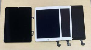 4枚 セット 中古 純正品 iPad Air4 とiPad Air2 フロントパネル 画面 液晶 修理 交換 ジャンク