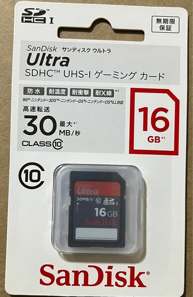 【新品未開封】SDHC UHS-I ゲーミングカード 16GB