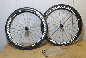 ○REYNOLDS レイノルズ FORTY SIX RIM カンパフリー 11s対応 チューブラー カーボンホイールセット 美品