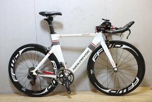 TTバイク■NEILPRYDE ニールプライド BAYAMO フルカーボン FFWD F6R SHIMANO ULTEGRA 6870 Di2 2X11S サイズM 2014年モデル 美品