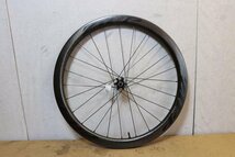 値下げ! ○ZIPP ジップ 303 firecrest DISC クリンチャー チューブレス カーボンホイール フロントホイール 美品_画像1