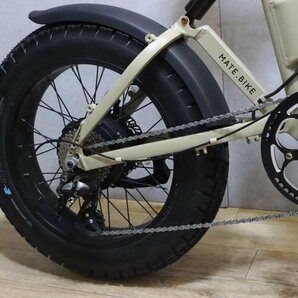 引取歓迎■MATE BIKE メイトバイク MATE X 250 電動自転車 20インチ折畳 SHIMANO 1X8S 2022年モデル 美品の画像5