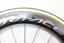 ◯SHIMANO シマノ WH-R9100-C60-TU DURA-ACE シマノフリー 11s対応 チューブラー カーボンホイール リアのみ ジャンク品_画像7