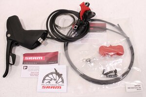 ★SRAM スラム RIVAl22 HRD 油圧ディスクブレーキ 左シフトレバー リアブレーキキャリパーセット 1800mm 未使用品