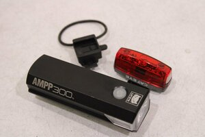 ★CATEYE キャットアイ AMPP 300 USB充電式 前後ライトセット