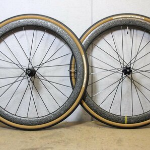 値下げ!限定モデル! ○MAVIC マビック COSMIC PRO CARBON UST TDF DISC シマノフリー 11s対応 チューブレス カーボンホイールセット 美品の画像2