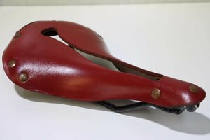 ★selle ANATOMICA セラアナトミカ レザーサドル ワインレッド スチールレール 美品