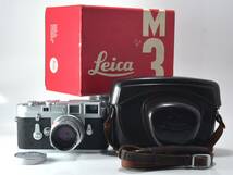 [美品☆超希少元箱付！] Leica (ライカ) M3 シングルストローク / SUMMICRON R 50mm F2 第1世代 後期型 元箱付 整備済 [保証] (52331)_画像1