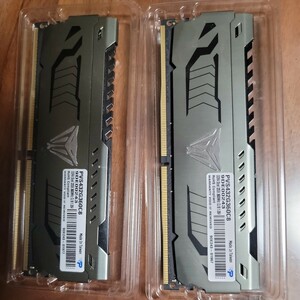 Patriot VIPER DDR4 32GB*2枚=計64GBセット 3600MHz PVS432G360C8