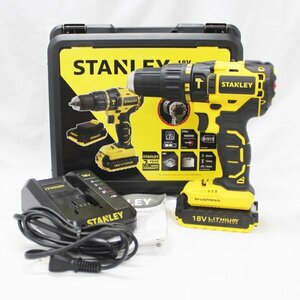 STANLEY スタンレー 18V 充電式ブラシレス 振動ドリルドライバー SBH201 動作確認済み 中古品 (j)