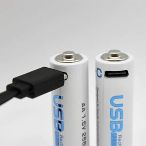 高性能 USBタイプC 充電式 単三電池 4本セット (PSEマーク付き)の画像5