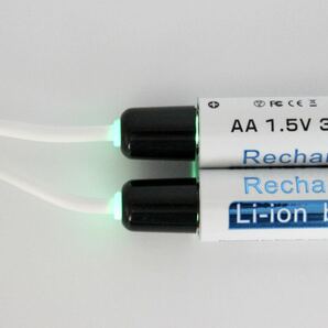 高性能 マグネット 充電式 単三電池 2本セット (PSEマーク付き)の画像4