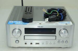 TEAC ティアック　Airplay CDレシーバー　CR-H700　リモコン、取扱説明書（コピー）付　CDトレーベルト交換、動作確認