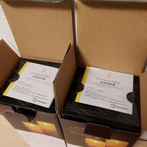 ルミナラ リラクゼーション 新品未使用 LEDキャンドル アロマ ゆらぎ 点灯チェック済み インテリア キャンドル イルミネーション グリーン_画像3