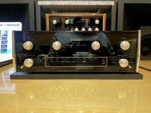 mcintosh ma6100　1年前にオーディオショップで社外ボリュウムに交換しメンテナンス済を購入したものです。その為電源位置を画像2に変更