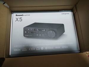 CREATIVE Sound Blaster X5 デュアルDAC＆デュアルXAMP ヘッドフォンアンプ/DAC/USBホスト機能対応 USBオーディオインターフェース