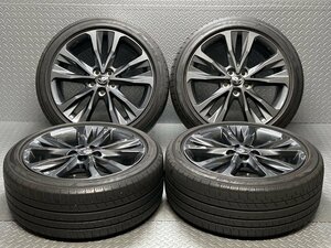 【中古】カローラツーリング 純正17x7.5J+50 5穴100 ヨコハマ ブルーアースGT YOKOHAMA BLUEARTH GT ZWE/ZWE/ZRE/210W (24020097)