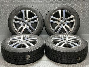 【中古】ダンロップ ウィンターマックス WM01 205/55R16 フォルクスワーゲン ゴルフ6 純正 16x6.5J+50 5穴112 トゥーラン(24010039)$