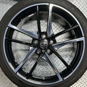 【中古】GRスープラRZ純正19x9J+32 19x10J+40 5穴112 ミシュラン パイロットSスポーツ255/35ZR19 275/35ZR19 DB/02/22/82/42(24030144)の画像2