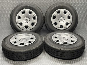 【新車外し】200系ハイエース 純正15x6J 6穴139.7 ダンロップ SP175N 195/80R15 KDH200K/TRH211K/TRH216K/TRH221K/TRH226K (24030083)