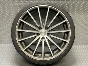 【中古1本】ロジャム ROJAM 22×9J+38 5H PCD114.3 ハブ径73 ヨコハマ パラダ YOKOHAMA PARADA 265/30R22 (22100055)