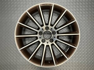 【中古1本】ベンツ Aクラス W177 AMG純正 19x7.5J+49 5穴112 ハブ径66.5 球面座 メルセデスベンツ (23020228)