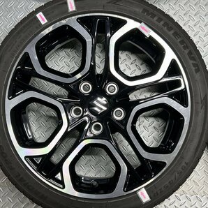 【中古】ZC33Sスイフトスポーツ 純正17x6.5J+50 5穴114.3 ミネルバ ラジアルF205 195/45ZR17 MINERVA RADIAL F205 スイスポ (24020073)の画像2