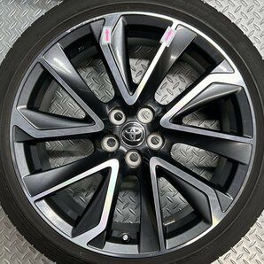 【中古】210系カローラスポーツ 純正18x8J+40 5穴100 ダンロップ SPスポーツマックス050 225/40R18 ZWE219H/NRE210H/ZWE211H(24020079)の画像3