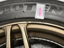 【中古2本】AVS MODEL5 17x7JJ+35 5穴114.3 ブリヂストン ポテンザRE071R 215/45R17 BRIDGESTONE POTENZA RE071R モデル5 (24030141)$_画像7