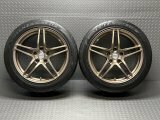 【中古】AVS MODEL5 17x8JJ+38 5穴114.3 ブリヂストン ポテンザRE071R 215/45R17 BRIDGESTONE POTENZA RE071R モデル5 (24030201)$