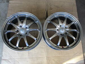 Magline　FORGED　１７インチ　PCD１１４．３　７JJ　＋４５　２本セット　画像判断