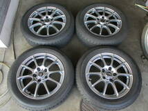 A－TECH　１６インチ　PCD１１４．３　６．５J　＋３８　２０５/５５R１６　４本セット　画像判断_画像1