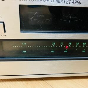 SONY ST-4950 FM/AM チューナー オーディオ機器 ソニー 通電確認の画像2