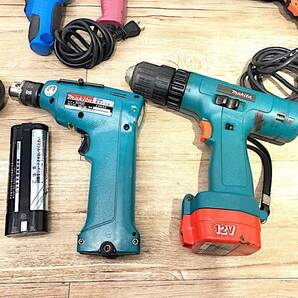 3/155【ジャンク】 電動工具 充電器 等 まとめ 13点 makita 日立工機 松下電工 等 6010D 6311D WH12DM2 FDV16VB EZT160 EZT168 等の画像2