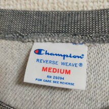 CHAMPION チャンピオン REVERSE WEAVE リバースウィーブ C8-Q003 スウェット トレーナー 直営店限定モデル M 霜降りグレー_画像4