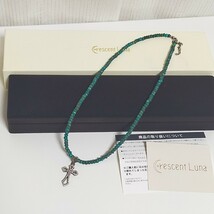 Crescent Luna クレセント ルナ EL MAR エルマー ターコイズ クロス ネックレス silver925/シルバー925_画像2