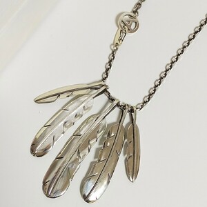 JAM HOME MADE Jam Home Made Naked feather necklace 5 ream silver925/ silver 925