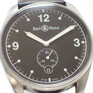 3212[T]Bell＆Ross/ベル＆ロス/自動巻き/メンズ腕時計/123S/裏スケ/スモセコ/デイト/ヴィンテージの画像2